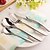 cheap Dining &amp; Cutlery-Stainless Steel Dinner Fork / Dinner Knife / Teaspoon Spoons / Forks / Knives  Dessert Spoon 4-piece