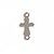 abordables Collier-Breloques Métallique Cross Shape comme image 50Pcs