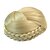 お買い得  シニョン-結婚式のブライダルアップヘアの髷パンクリップは、合成ストレートヘアエクステンションの漂白ブロンドの三つ編み
