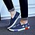 cheap Men&#039;s Slip-ons &amp; Loafers-Men&#039;s Loafers &amp; Slip-Ons Flat Heel Comfort Athletic Casual Outdoor Stitching Lace Denim Fall Winter Dark Blue / Light Blue