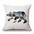 cheap Throw Pillows &amp; Covers-pcs Cotton/Linen Pillow Cover, Geometric Animal Print Graphic Prints Novelty Casual Modern/Contemporary