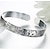 cheap Bracelets-Women&#039;s Cuff Bracelet Flower Ladies Fashion Sterling Silver Bracelet Jewelry Silver For Party Daily