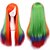 preiswerte Kostümperücke-Damen Synthetische Perücken Kappenlos Glatt Yaki-Stil Gefärbte Haarspitzen (Ombré Hair) Cosplay Perücke Lolita Perücke Kostüm Perücken