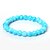 abordables Bracelet-Bracelet à Perles dames Mode Guérison Bracelet Bijoux Bleu / Vert Bleu clair Blanc / Marron Rond pour Quotidien Décontracté Sports