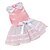 cheap Dog Clothes-Dog Dress Bowknot Dog Clothes Red Blue Pink Costume Cotton Mixed Material XS S M L XL