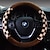 cheap Steering Wheels &amp; Accessories-Steering Wheel Covers Plush 38cm White / Red / Brown For universal