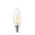 preiswerte Leuchtbirnen-1pc 2 W LED Kerzen-Glühbirnen LED Glühlampen 150-220 lm E14 C35 2 LED-Perlen COB Dekorativ Warmes Weiß Weiß 220-240 V / 1 Stück