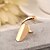 baratos Anéis-Anel de dedo de unha Dourado Prata Prata Chapeada Chapeado Dourado Personalizada Diferente Original 4 / Mulheres