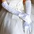 cheap Party Gloves-Polyester Opera Length Glove Bridal Gloves Party/ Evening Gloves With Ruffles