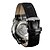 זול שעונים מכאניים-FORSINING בגדי ריקוד גברים שעון יד שעון מכני אוטומטי נמתח לבד עור שחור לוח שנה אנלוגי פאר - לבן שחור