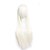 זול פאה לתחפושת-פאות סינתטיות ישר סגנון ללא מכסה פאה לבן שיער סינטטי בגדי ריקוד נשים פאה ארוך ליל כל הקדושים פאה