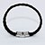 baratos Pulseira-Homens Pulseiras de couro - Ancora Fashion Pulseiras Preto Para Diário / Casual