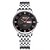 preiswerte Armbanduhr-Paar Uhr Modeuhr Kleideruhr Quartz Edelstahl Schwarz / Weiß 30 m Armbanduhren für den Alltag Analog-Digital Weiß Schwarz