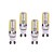 cheap LED Bi-pin Lights-5W G9 LED Bi-pin Lights T 48 SMD 2835 400 lm Warm White / Cool White Decorative AC 220-240 V 4 pcs