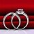 preiswerte Ringe-Ringe Modisch Hochzeit Schmuck Sterling Silber Damen Statementringe 1 Set,5 / 6 / 7 / 8 / 9 / 8½ / 9½ / 4 Silber