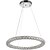 cheap Circle Design-50cm(19.69 Inch) Crystal LED Chandelier Gold Pendant Light Metal Electroplated Modern Contemporary 110-120V 220-240V