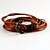 cheap Men&#039;s Bracelets-Men&#039;s Wrap Bracelet / Leather Bracelet - Leather Bohemian, Fashion Bracelet Brown / Dark Red / Dark Brown For Party / Daily / Casual