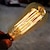 cheap Incandescent Bulbs-5 pcs E26/E27  40W ST64 Dimmable Edison Decorative Bulb Warm White