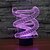billige Indretnings- og natlamper-1 stk 3D natlys Usb Dæmpbar 5 V