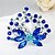 baratos Pregadeiras-Feminino Broches imitação de diamante Durável Moda Vintage Azul Escuro Roxo Verde Azul JóiasCasamento Festa Ocasião Especial Aniversário