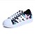 economico Sneakers da donna-Per donna Scarpe Finta pelle Primavera Autunno Comoda Sneakers Footing Piatto Lacci per Casual Bianco Nero