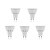 halpa Lamput-5pcs 5 W 350 lm GU10 / GU5.3 LED-kohdevalaisimet 80 LED-helmet SMD 2835 Koristeltu Lämmin valkoinen / Kylmä valkoinen 220-240 V / 5 kpl