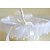 cheap Flower Baskets-Flower Basket Satin / Rattan 8 3/5&quot; (22 cm) Faux Pearl / Ribbons / Rattan 1 pcs