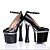 cheap Women&#039;s Heels-Women&#039;s Patent Leather Spring / Summer Light Up Shoes / Club Shoes Heels Chunky Heel / Platform Crystal / Buckle White / Black / Red / Wedding / Party &amp; Evening / Dress / Party &amp; Evening