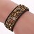 cheap Bracelets-Women&#039;s Crystal Wrap Bracelet Leather Bracelet Ladies Bohemian Fashion Boho Leather Bracelet Jewelry White / Black / Purple For Party Casual Daily