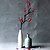 Χαμηλού Κόστους Ψεύτικα Λουλούδια-Ψεύτικα λουλούδια 1pcs Κλαδί Μοντέρνο Στυλ Δαμασκηνί Λουλούδι για Τραπέζι