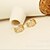 cheap Earrings-Women&#039;s Stud Earrings Clip on Earring Earrings Flower Bikini Fashion Jewelry Gold / Silver For Wedding Party Daily Casual Work