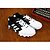 cheap Men&#039;s Sneakers-Men&#039;s Sneakers Fall Tulle Athletic Flat Heel Others Black Orange Black and White