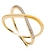 tanie Pierścionki-Damskie Obrączka Pierścień oświadczenia Złota Złoty / Różowy Srebrny Stop Ślub Impreza Biżuteria Crossover