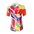 cheap Men&#039;s Clothing Sets-Miloto Women&#039;s Short Sleeve Cycling Jersey with Shorts Summer Lycra Polyester Pink Rainbow Plus Size Bike Shorts Jersey Bib Tights Quick Dry Breathable Back Pocket Sweat wicking Sports Rainbow