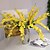 preiswerte Künstliche Blume-1 Ast Polyester Kunststoff Orchideen Tisch-Blumen Künstliche Blumen