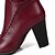 economico Stivali da donna-Da donna Scarpe Finta pelle Inverno Primavera Autunno Anfibi Stivali Stivaletti Footing Quadrato Cerniera per Casual Nero Giallo Rosso