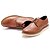 baratos Sapatos Oxford para Homem-Masculino sapatos Couro Primavera Verão Outono Inverno Conforto Oxfords Caminhada Cadarço Para Casual Festas &amp; Noite Preto Amarelo Marron