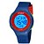 levne Sportovní hodinky-Pánské Pro páry Módní hodinky Náramkové hodinky Digitální hodinky Křemenný Digitální LED / Pryž Kapela Běžné nošeníČerná Modrá Červená