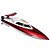 billige Fjernstyrede både-Speedbåd FEILUN FT007 Racer RC Båd Børstefri Elektrisk 4 2.4G Rød Gul