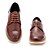 baratos Sapatos Oxford para Homem-Masculino sapatos Couro Primavera Verão Outono Inverno Conforto Oxfords Caminhada Cadarço Para Casual Festas &amp; Noite Preto Amarelo Marron