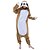 cheap Kigurumi Pajamas-Adults&#039; Kigurumi Pajamas Cartoon Sloth Animal Onesie Pajamas Polar Fleece Brown Cosplay For Men and Women Animal Sleepwear Cartoon Festival / Holiday Costumes / Leotard / Onesie