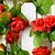baratos Flor artificial-Flores artificiais 1 Ramo Estilo Moderno Rosas Guirlandas &amp; Flor de Parede