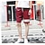 voordelige Heren broek-Effen / Letter -Informeel / Sport-Heren-Katoen / Polyester-ShortZwart / Blauw / Rood / Grijs