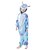 cheap Kigurumi Pajamas-Kid&#039;s Kigurumi Pajamas Monster Blue Monster Animal Onesie Pajamas Polar Fleece Blue Cosplay For Boys and Girls Animal Sleepwear Cartoon Festival / Holiday Costumes / Leotard / Onesie