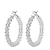 cheap Earrings-Hoop Earrings For Women&#039;s Wedding Casual Daily Alloy Machete Silver White