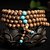 cheap Bracelets-Women&#039;s Men&#039;s Boys&#039; Turquoise Chain Bracelet Charm Bracelet Bead Bracelet Crossover Personalized Bohemian Fashion Vintage Double-layer Wooden Bracelet Jewelry Brown For Party Wedding Casual Daily