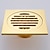 cheap Drains-Square Shower Floor Drain Brass Removable Multipurpose Invisible Look Brass and Zinc Alloy Drain 1 pc