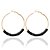 זול Fülbevalók-Women&#039;s Drop Earrings Hoop Earrings Fashion Earrings Jewelry Multicolor / White / Black For Wedding 1pc