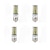 abordables Ampoules électriques-BRELONG® 6 W Ampoules Maïs LED 600 lm E14 G9 GU10 B 80 Perles LED SMD 5733 Décorative Blanc Chaud Blanc Froid 220-240 V 200-240 V / 4 pièces / RoHs