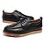 cheap Men&#039;s Oxfords-Men&#039;s PU Spring / Fall Comfort Oxfords Slip Resistant Khaki / Brown / Black